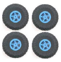 Shcong Wltoys 18428-A RC Car accessories list spare parts tires (Blue) 4pcs