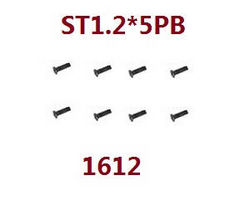 Shcong Wltoys 18428-A RC Car accessories list spare parts screws ST1.2*5PB 1612