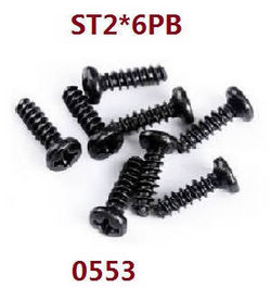 Shcong Wltoys 18428-A RC Car accessories list spare parts screws ST2*6PB 0553