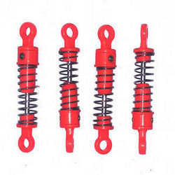 Shcong Wltoys 18428-A RC Car accessories list spare parts shock absorber (Red) 4pcs