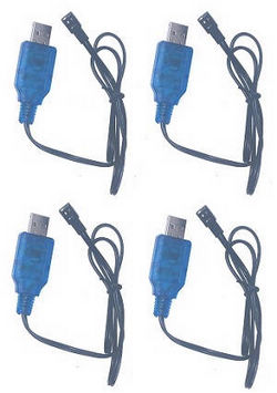 Shcong Wltoys 18428-B RC Car accessories list spare parts 4.8V USB charger wire 4pcs