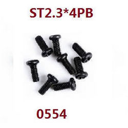 Shcong Wltoys 18428-C RC Car accessories list spare parts screws ST2.3*4PB 0554