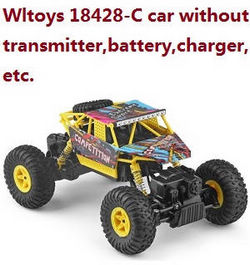Shcong Wltoys 18428-C car without transmitter,battery,charger,etc. Yellow