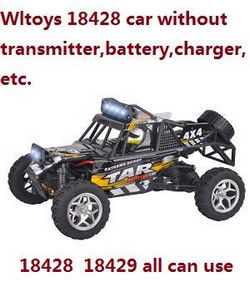 Shcong Wltoys 18428 18429 RC Car without transmitter,battery,charger,etc. Black