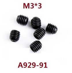 Shcong Wltoys 18428 18429 RC Car accessories list spare parts M3*3 machine screws A929-91 - Click Image to Close