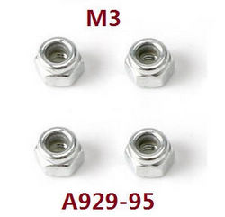 Shcong Wltoys 18428 18429 RC Car accessories list spare parts M3 nuts A929-95 - Click Image to Close