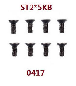 Shcong Wltoys 18428 18429 RC Car accessories list spare parts screws ST2*5KB 0417 - Click Image to Close