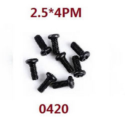 Shcong Wltoys 18428 18429 RC Car accessories list spare parts screws 2.5*4PM 0420 - Click Image to Close