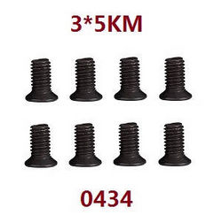 Shcong Wltoys 18428 18429 RC Car accessories list spare parts screws 3*5KM 0434