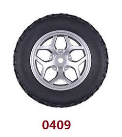Shcong Wltoys 18428 18429 RC Car accessories list spare parts tire 0409 Black