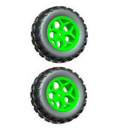 Shcong Wltoys 18428 18429 RC Car accessories list spare parts tires 2pcs Green