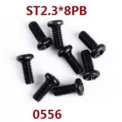 Shcong Wltoys 18628 18629 RC Car accessories list spare parts screws ST2.3*8PB 0556 - Click Image to Close