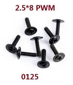 Shcong Wltoys 18628 18629 RC Car accessories list spare parts screws 2.5*8PWM 0125