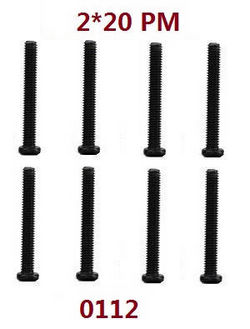 Shcong Wltoys 18628 18629 RC Car accessories list spare parts screws 2*20 PM 0112 - Click Image to Close