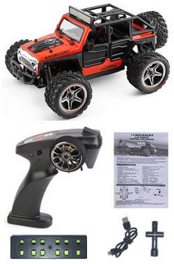 Shcong Wltoys XK 22201 RC Car with 1 battery RTR Red