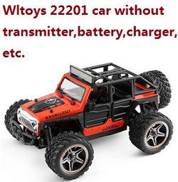 Shcong Wltoys XK 22201 car without transmitter, battery, charger, etc. Red