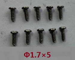 Shcong Wltoys 24438 24438B RC Car accessories list spare parts screws 1.7*5 10pcs