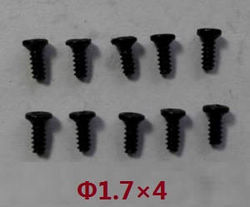 Shcong Wltoys 24438 24438B RC Car accessories list spare parts screws 1.7*4 10pcs