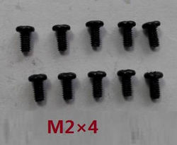 Shcong Wltoys 24438 24438B RC Car accessories list spare parts screws 2*4 10pcs