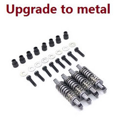 Shcong Wltoys XK 284131 RC Car accessories list spare parts shock absorber (Titanium color Metal) 4pcs - Click Image to Close