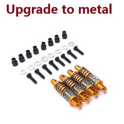 Shcong Wltoys K969 K979 K989 K999 P929 P939 RC Car accessories list spare parts shock absorber (Gold Metal) 4pcs