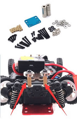 Shcong Wltoys K969 K979 K989 K999 P929 P939 RC Car accessories list spare parts shell modification, adjustment and fixing parts (Blue) - Click Image to Close