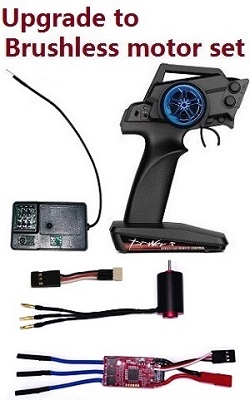 Shcong Wltoys XK 284131 RC Car accessories list spare parts upgrade transmitter + PCB + brushless motor + ESC + SERVO connector wire (upgrade to brushless)