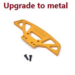 Shcong Wltoys XK 284131 RC Car accessories list spare parts front bumper (Metal Gold) - Click Image to Close