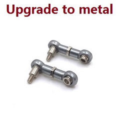 Shcong Wltoys K969 K979 K989 K999 P929 P939 RC Car accessories list spare parts connect pull rod (Metal Titanium color)