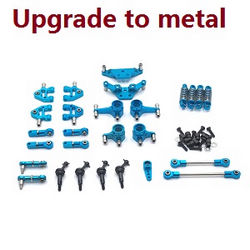 Shcong Wltoys K969 K979 K989 K999 P929 P939 RC Car accessories list spare parts upgrade to metal parts group E (Blue)