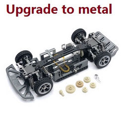 Shcong Wltoys XK 284131 RC Car accessories list spare parts metal upgraded frame module (Assembled) Titanium color