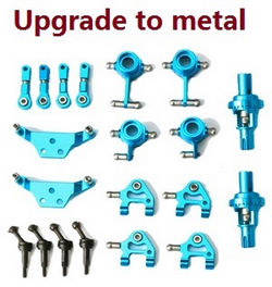 Shcong Wltoys XK 284131 RC Car accessories list spare parts upgrade to metal parts group A (Blue)