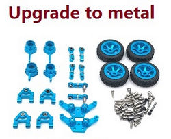 Shcong Wltoys K969 K979 K989 K999 P929 P939 RC Car accessories list spare parts upgrade to metal parts group B (Blue)