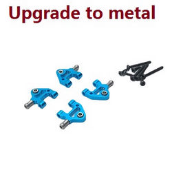 Shcong Wltoys K969 K979 K989 K999 P929 P939 RC Car accessories list spare parts lower swing arm (Blue Metal) - Click Image to Close