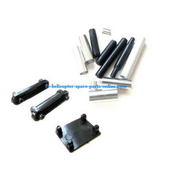 Shcong HCW 524 525 helicopter accessories list spare parts small fixed plastic and aluminum pipe set in the frame