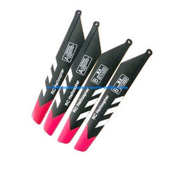 Shcong HCW 524 525 helicopter accessories list spare parts main blades (2x upper + 2x lower)