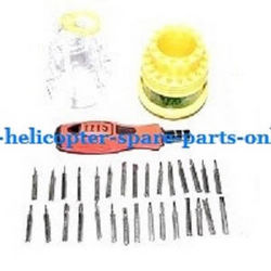 Shcong Shuang Ma 7010 Double Horse RC Boat accessories list spare parts 1*31-in-one Screwdriver kit package