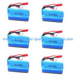 Shcong Shuang Ma 7011 Double Horse RC Boat accessories list spare parts 7.4V 650mAh battery 6pcs