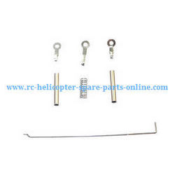 Shcong Shuang Ma 7011 Double Horse RC Boat accessories list spare parts small metal bar, pipe and spring set