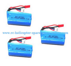 Shcong Shuang Ma 7014 Double Horse RC Boat accessories list spare parts 7.4V 650mAh battery 3pcs