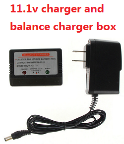 Shcong Sky King HCW 8500 8501 RC helicopter accessories list spare parts 11.1V charger and balance charger box set