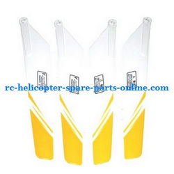 Shcong Sky King HCW 8500 8501 RC helicopter accessories list spare parts main blades (same as hcw 551 Yellow)