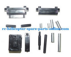 Shcong Sky King HCW 8500 8501 RC helicopter accessories list spare parts tail tube fixed and support set in the frame etc.