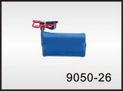 Shcong Double Horse 9050 DH 9050 RC helicopter accessories list spare parts battery 7.4V 1300mAh red JST plug