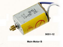 Shcong Shuang Ma 9051 9051A 9051B SM 9051 RC helicopter accessories list spare parts main motor with short shaft