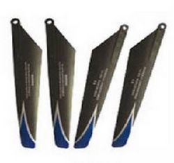 Shcong Shuang Ma 9118 SM 9118 RC helicopter accessories list spare parts 1 sets main blades (Upgrade Black-Blue)