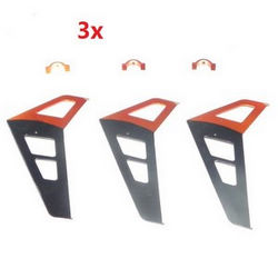 Shcong Double Horse 9053 DH 9053 RC helicopter accessories list spare parts Vertical tail 3 pcs