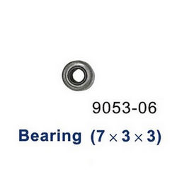Shcong Double Horse 9053 DH 9053 RC helicopter accessories list spare parts bearing (Medium 7*3*3mm)