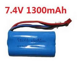 Shcong Upgrade battery 7.4V 1300Mah with red JST plug