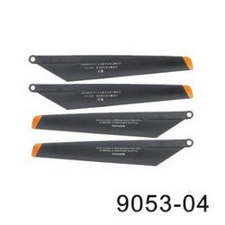 Shcong Double Horse 9053 DH 9053 RC helicopter accessories list spare parts main blades (2x upper + 2x lower)